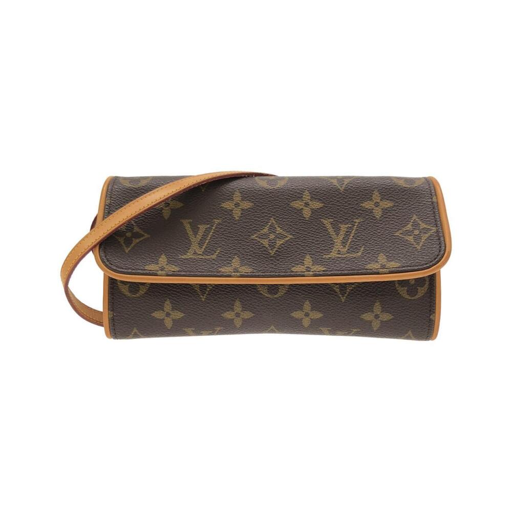 LOUIS VUITTON Authentic Brown Monogram Pochette Shoulder Bag